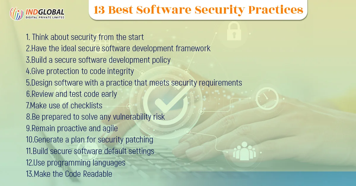 13 Best Software Security Practices