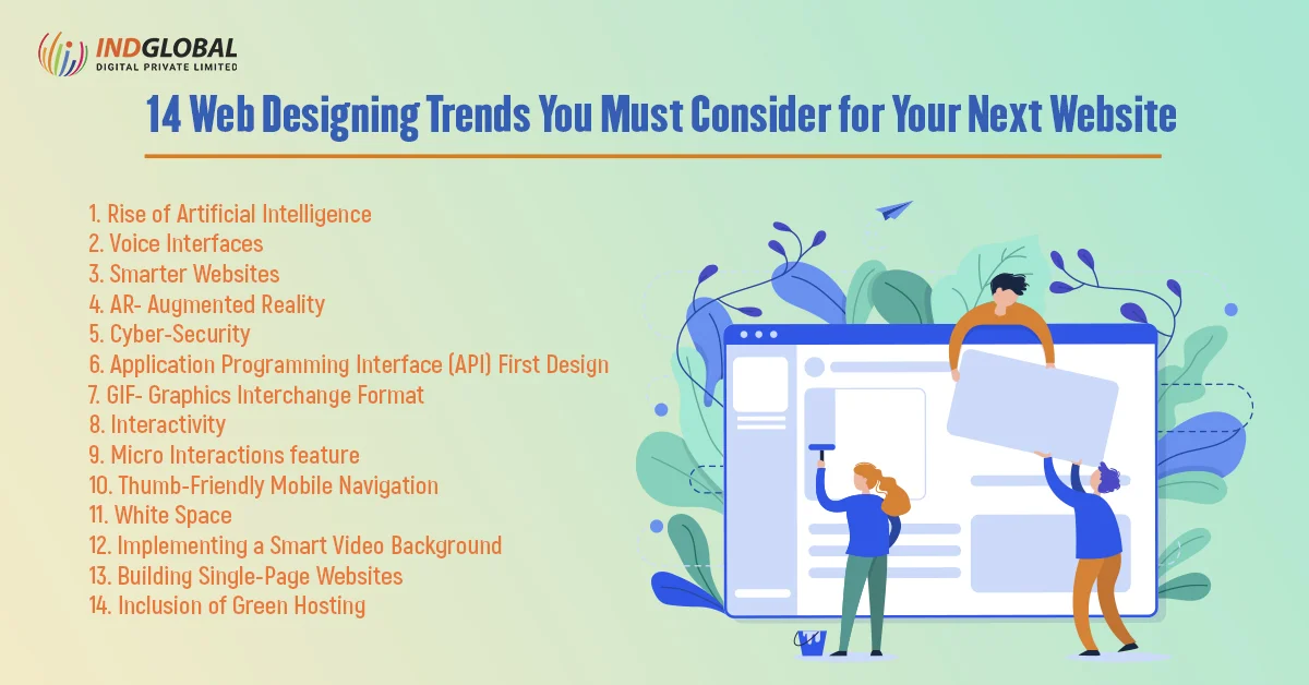 14 Web Design Trends You Must Consider for Your Next Website