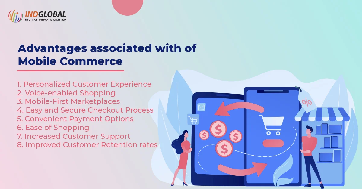 Advantages associated with Mobile Commerce