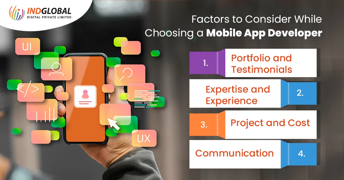 Factors to Consider While Choosing a Mobile App Developer