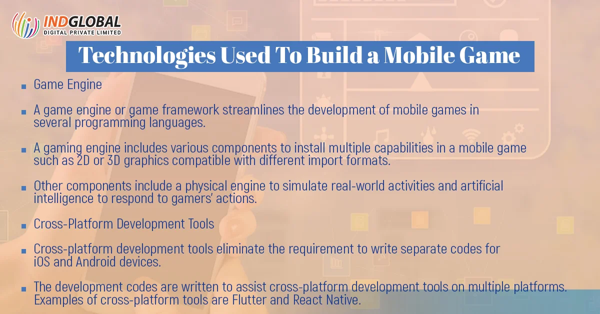 Technologies Used To Build a Mobile Game